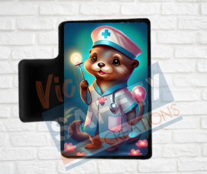 Hair Claw Clips-Otter (asst. health & safety designs) Nurse Otter / 2’’-Small Hair Accessories