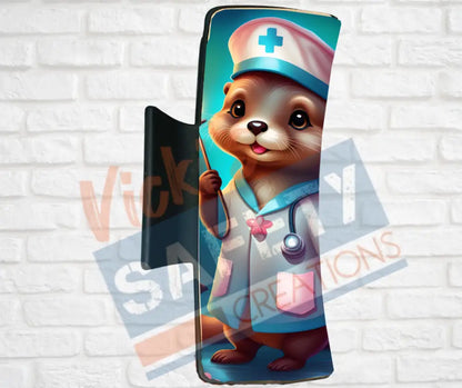 Hair Claw Clips-Otter (asst. health & safety designs) Nurse Otter / 4’’-Large Hair Accessories