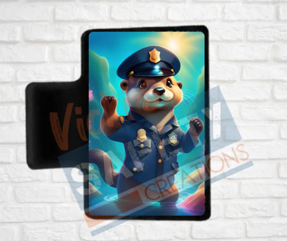 Hair Claw Clips-Otter (asst. health & safety designs) Officer Otter / 2’’-Small Hair Accessories