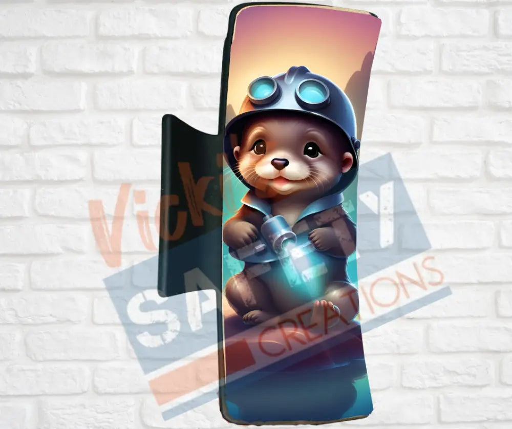 Hair Claw Clips-Otter (asst. health & safety designs) Welder Otter / 4’’-Large Hair Accessories