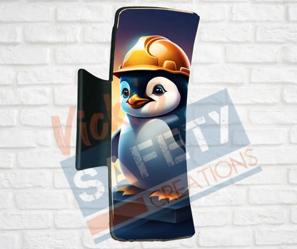 Hair Claw Clips-Penguins (asst. health & safety designs) Hard hat Penguin / 4’’-Large Hair Accessories