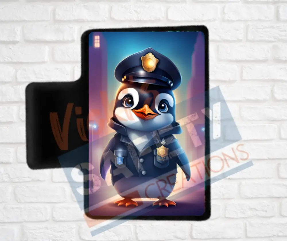 Hair Claw Clips-Penguins (asst. health & safety designs) Officer Penguin / 2’’-Small Hair Accessories