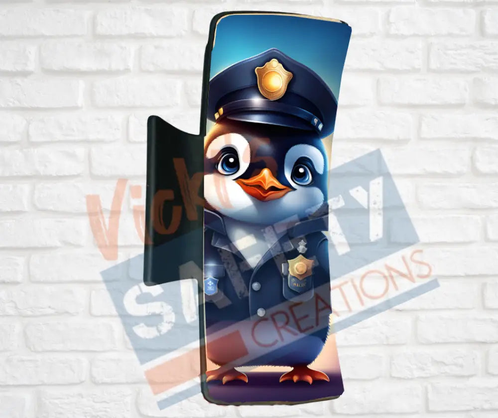 Hair Claw Clips-Penguins (asst. health & safety designs) Officer Penguin / 4’’-Large Hair Accessories