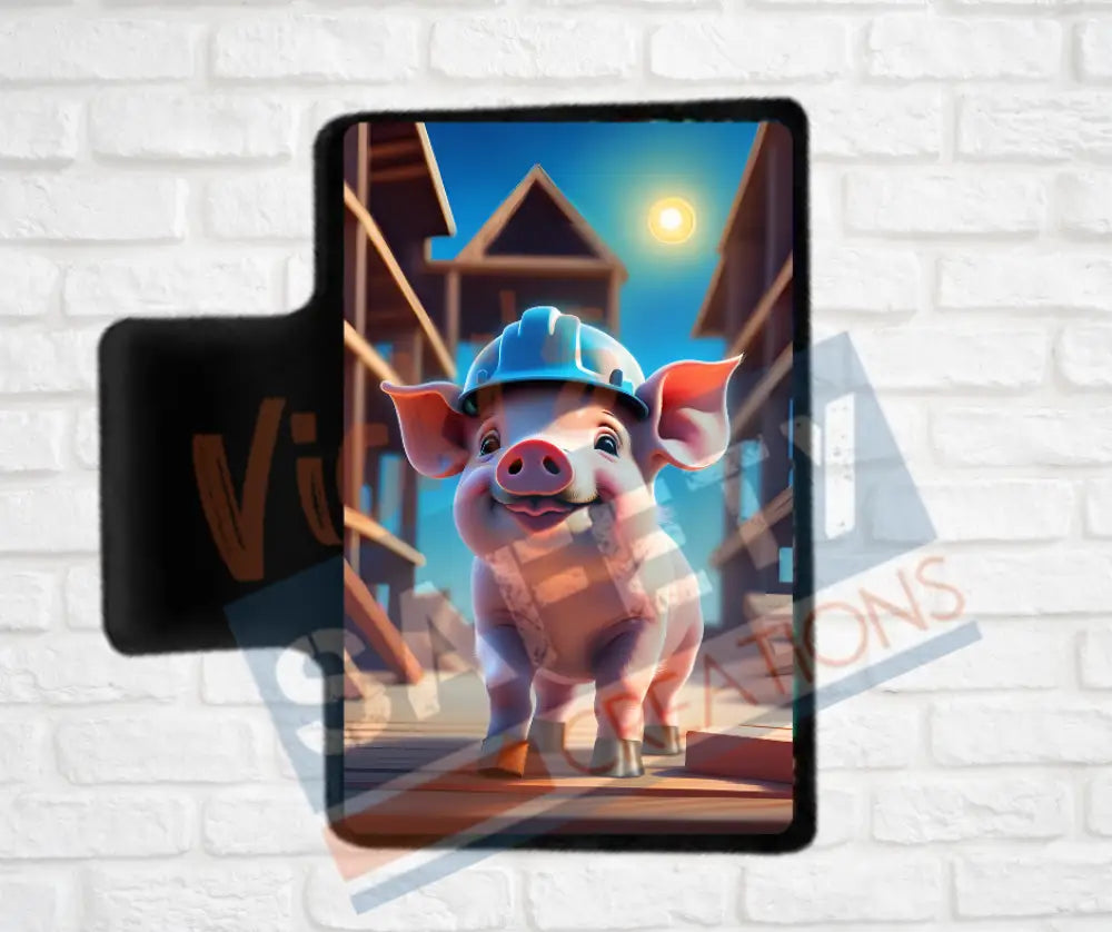 Hair Claw Clips-Piglet (asst. health & safety designs) Hard hat Piglet / 2’’-Small Hair Accessories