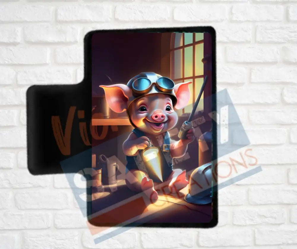 Hair Claw Clips-Piglet (asst. health & safety designs) Welder Piglet / 2’’-Small Hair Accessories