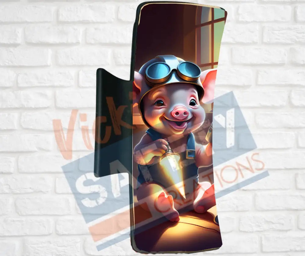 Hair Claw Clips-Piglet (asst. health & safety designs) Welder Piglet / 4’’-Large Hair Accessories