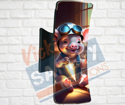 Hair Claw Clips-Piglet (asst. health & safety designs) Welder Piglet / 4’’-Large Hair Accessories