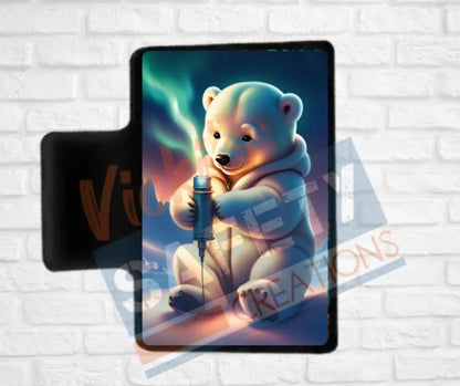 Hair Claw Clips-Polar Bear (asst. health & safety designs) Welder Polar Bear / 2’’-Small Hair Accessories