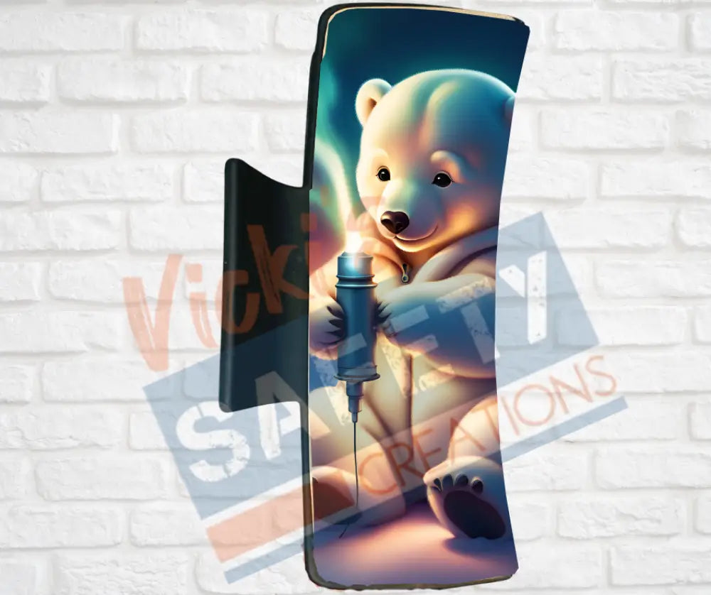 Hair Claw Clips-Polar Bear (asst. health & safety designs) Welder Polar Bear / 4’’-Large Hair Accessories