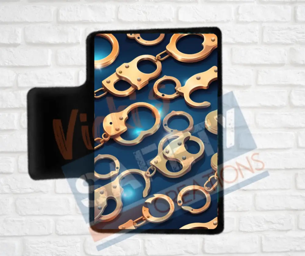 Hair Claw Clips-Police Gear (asst designs) Handcuff Pattern / 2’’-Small Hair Accessories