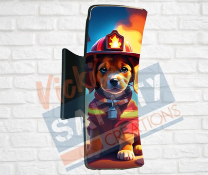 Hair Claw Clips-Puppy (asst. health & safety designs) Fire Fighter Puppy / 4’’-Large Hair Accessories