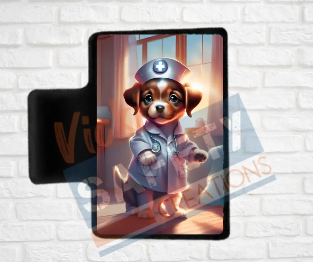 Hair Claw Clips-Puppy (asst. health & safety designs) Nurse Puppy / 2’’-Small Hair Accessories