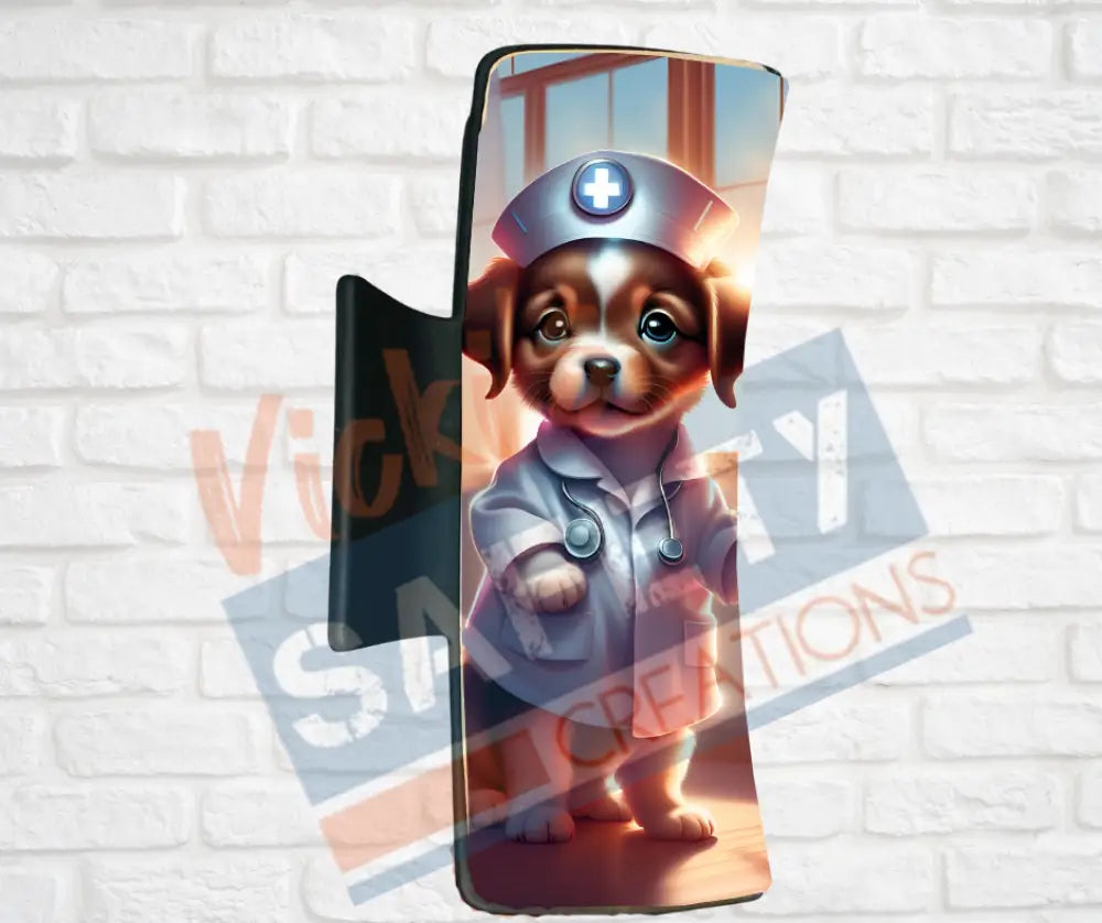 Hair Claw Clips-Puppy (asst. health & safety designs) Nurse Puppy / 4’’-Large Hair Accessories