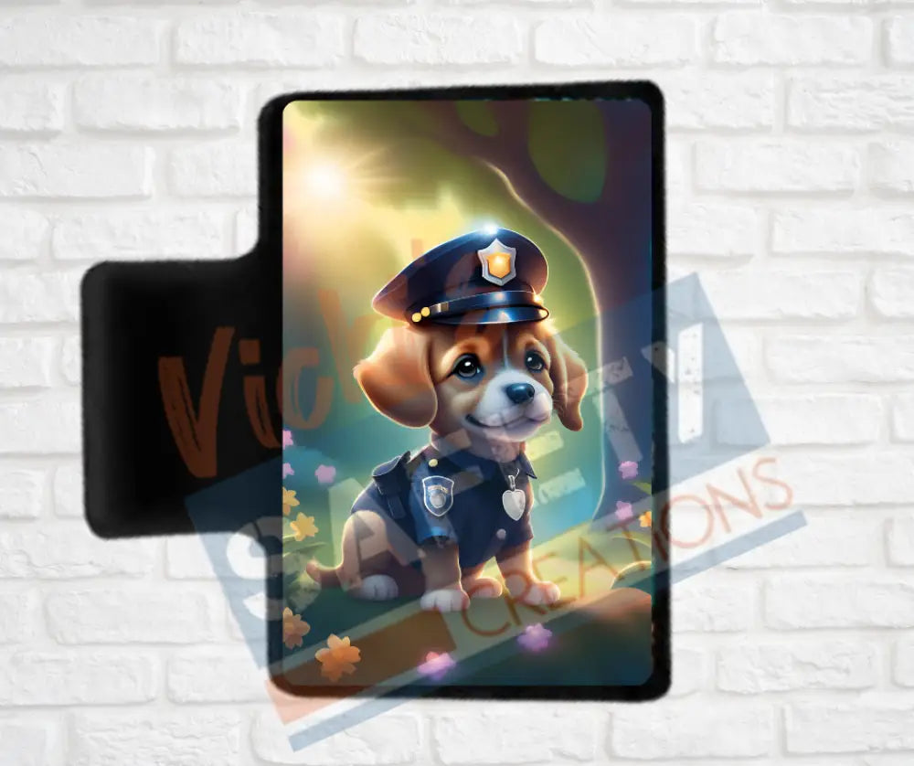 Hair Claw Clips-Puppy (asst. health & safety designs) Officer Puppy / 2’’-Small Hair Accessories