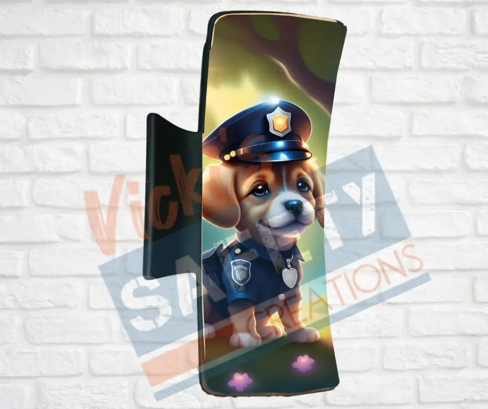 Hair Claw Clips-Puppy (asst. health & safety designs) Officer Puppy / 4’’-Large Hair Accessories