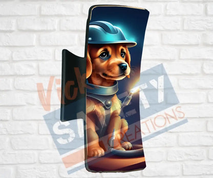 Hair Claw Clips-Puppy (asst. health & safety designs) Welder Puppy / 4’’-Large Hair Accessories