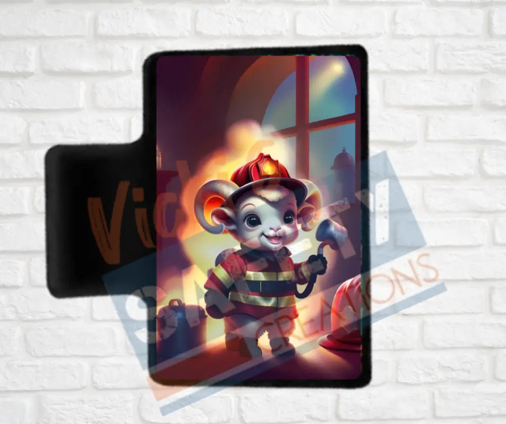 Hair Claw Clips-Ram (asst. health & safety designs) Fire Fighter Ram / 2’’-Small Hair Accessories