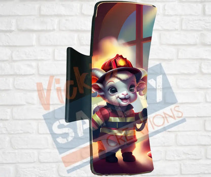 Hair Claw Clips-Ram (asst. health & safety designs) Fire Fighter Ram / 4’’-Large Hair Accessories