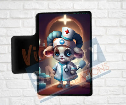 Hair Claw Clips-Ram (asst. health & safety designs) Nurse Ram / 2’’-Small Hair Accessories