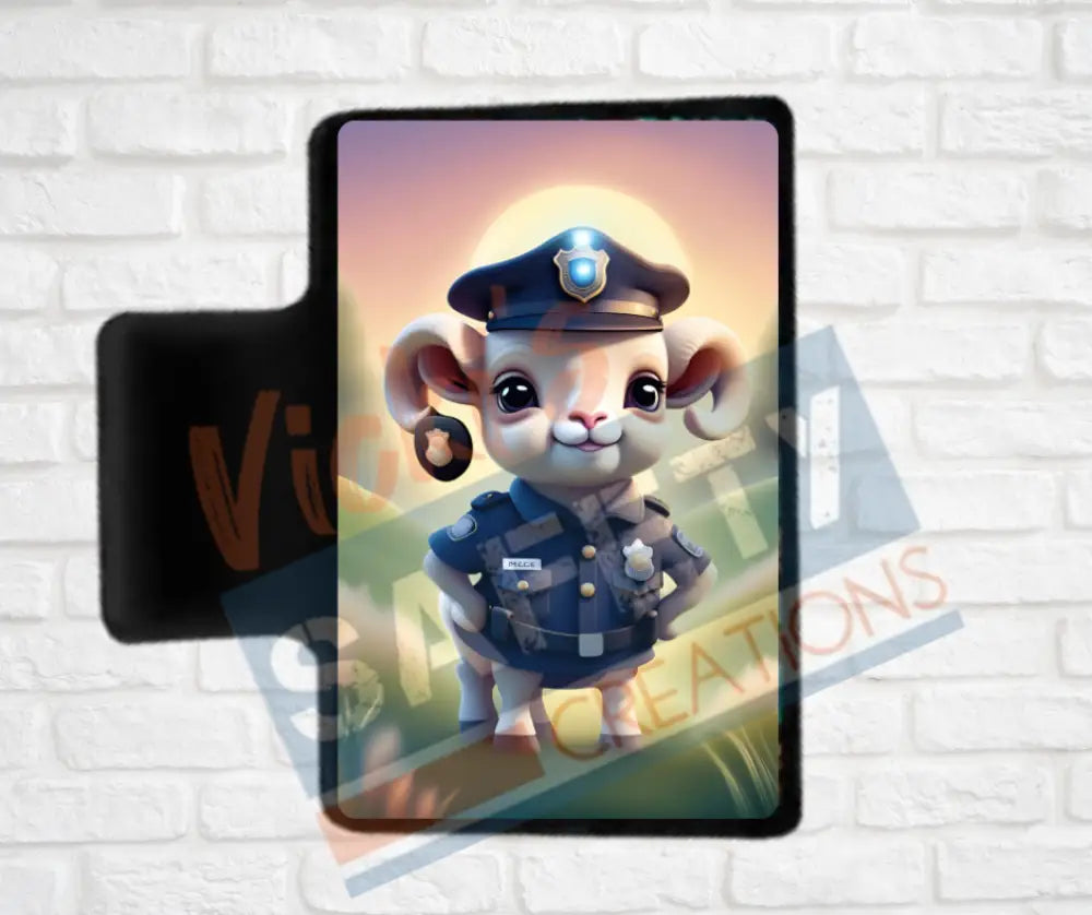 Hair Claw Clips-Ram (asst. health & safety designs) Officer Ram / 2’’-Small Hair Accessories