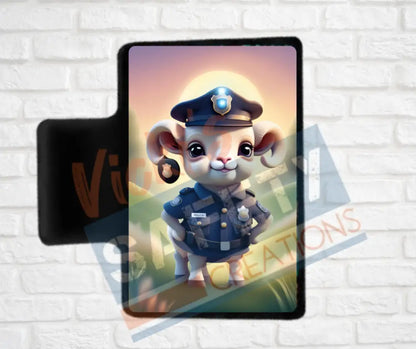 Hair Claw Clips-Ram (asst. health & safety designs) Officer Ram / 2’’-Small Hair Accessories