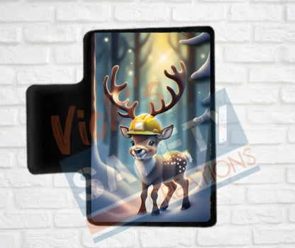 Hair Claw Clips-Reindeer (asst. health & safety designs) Hard hat Reindeer / 2’’-Small Hair Accessories