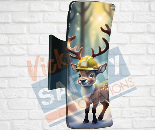 Hair Claw Clips-Reindeer (asst. health & safety designs) Hard hat Reindeer / 4’’-Large Hair Accessories