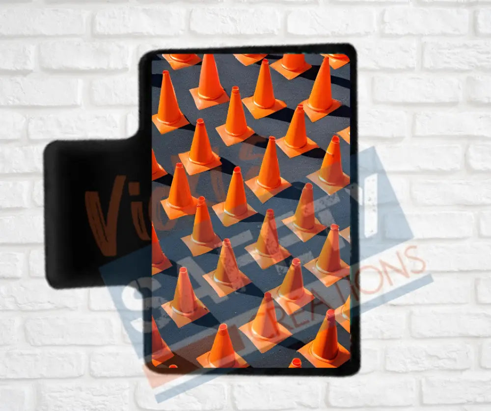 Hair Claw Clips-Safety Cone Pattern 2’’-Small Hair Accessories