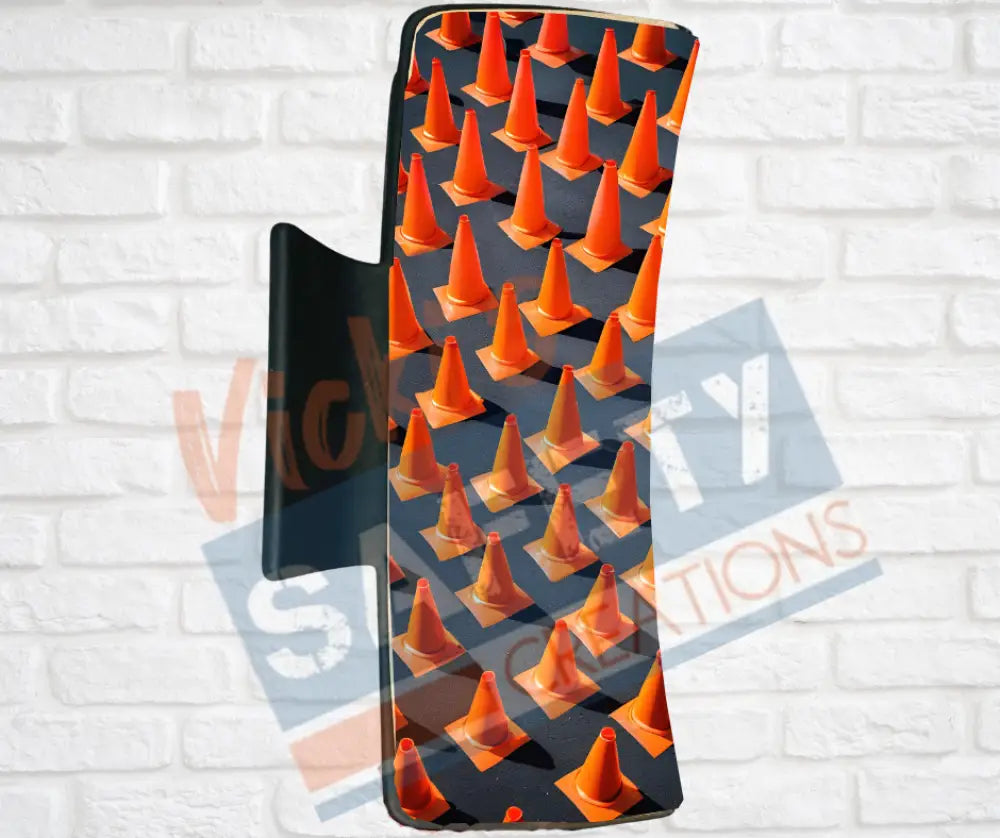 Hair Claw Clips-Safety Cone Pattern 4’’-Large Hair Accessories