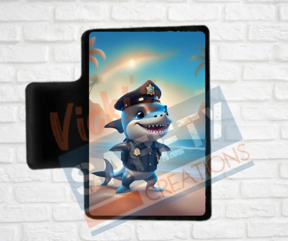 Hair Claw Clips-Shark (asst. health & safety designs) Officer Shark / 2’’-Small Hair Accessories