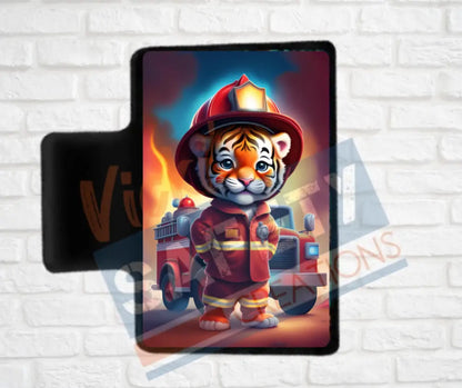 Hair Claw Clips-Tiger (asst. health & safety designs) Fire Fighter Tiger / 2’’-Small Hair Accessories