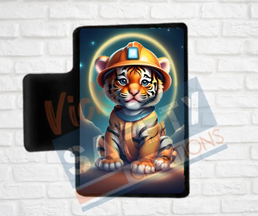 Hair Claw Clips-Tiger (asst. health & safety designs) Hard hat Tiger / 2’’-Small Hair Accessories