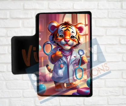 Hair Claw Clips-Tiger (asst. health & safety designs) Nurse Tiger / 2’’-Small Hair Accessories