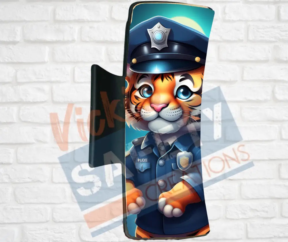 Hair Claw Clips-Tiger (asst. health & safety designs) Officer Tiger / 4’’-Large Hair Accessories