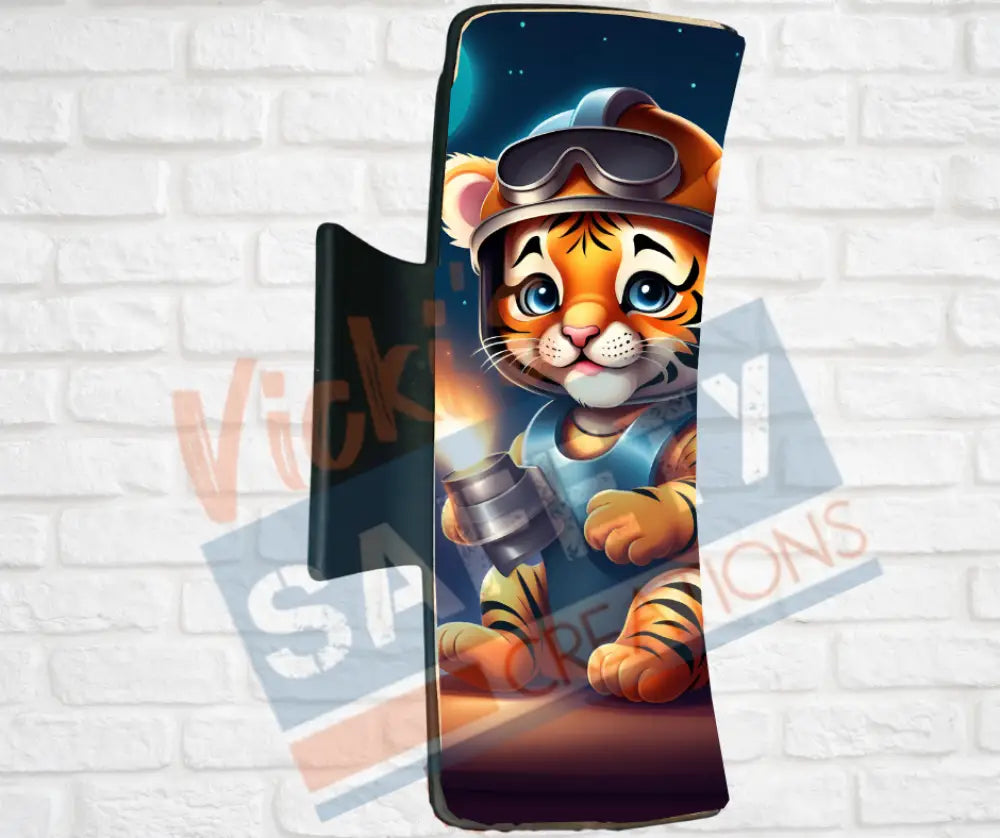 Hair Claw Clips-Tiger (asst. health & safety designs) Welder Tiger / 4’’-Large Hair Accessories
