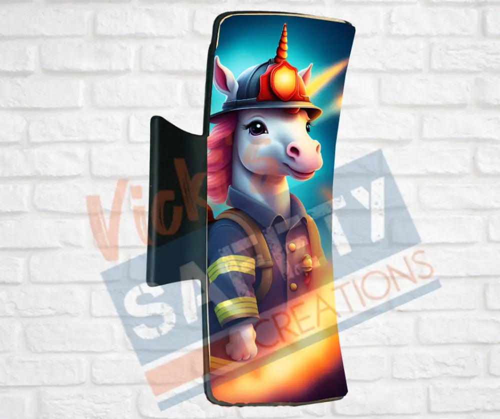 Hair Claw Clips-Unicorn (asst. health & safety designs) Fire Fighter Unicorn / 4’’-Large Hair Accessories