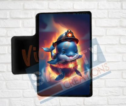 Hair Claw Clips-Whale (asst. health & safety designs) Fire Fighter Whale / 2’’-Small Hair Accessories