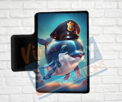 Hair Claw Clips-Whale (asst. health & safety designs) Officer Whale / 2’’-Small Hair Accessories