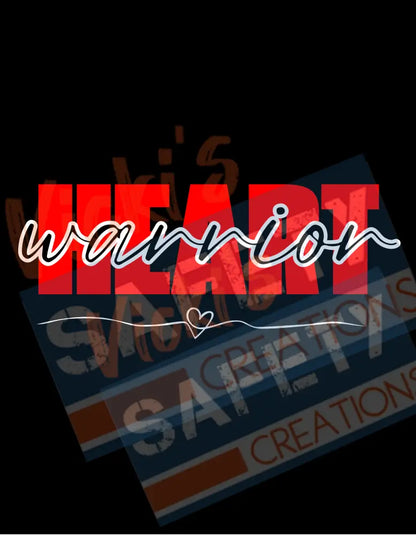 Heart Warrior Tops (Adult Youth Toddler Infant Sizes) Adult Clothing