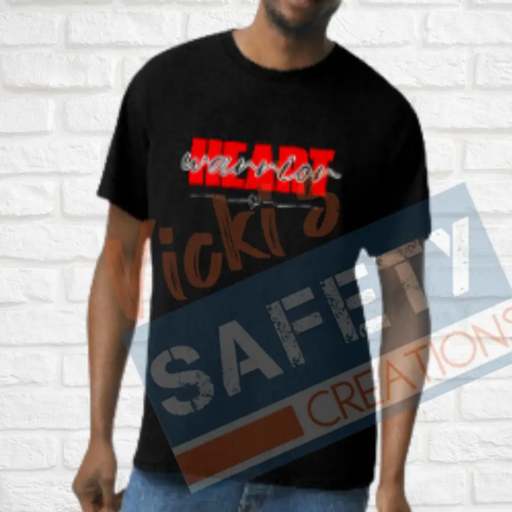 Heart Warrior Tops (Adult Youth Toddler Infant Sizes) T-shirt/Onesie / ADULT-Small Adult Clothing