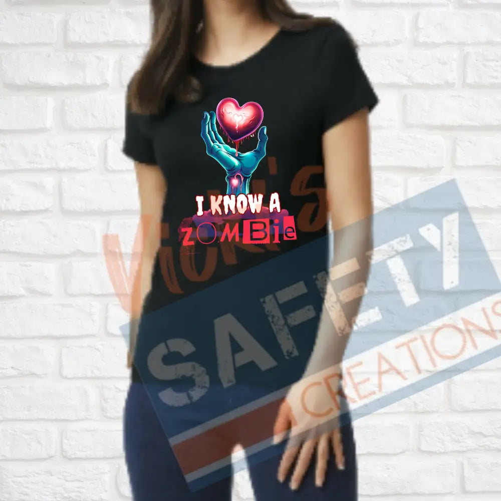 I am/I know a Zombie Tops (Adult Youth Toddler Infant Sizes) Adult Clothing