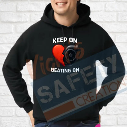 Keep on Beating on Tops (Adult Youth Toddler Infant Sizes) Hoodie / ADULT-Small Adult Clothing