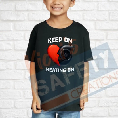 Keep on Beating on Tops (Adult Youth Toddler Infant Sizes) T-shirt/Onesie / TODDLER-2T Adult Clothing