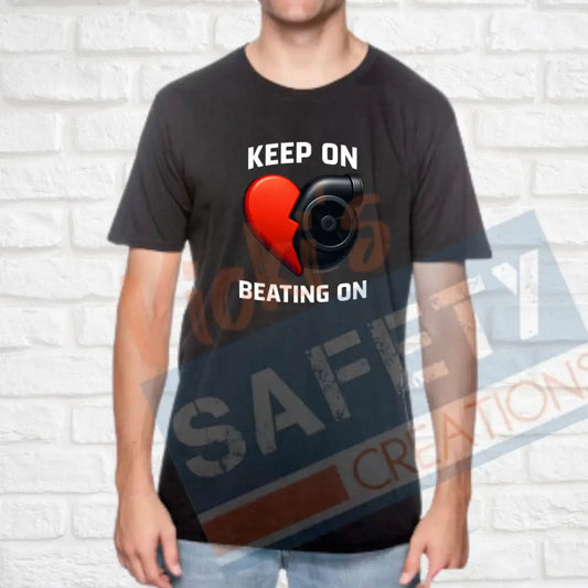 Keep on Beating on Tops (Adult Youth Toddler Infant Sizes) T-shirt/Onesie / ADULT-Small Adult Clothing