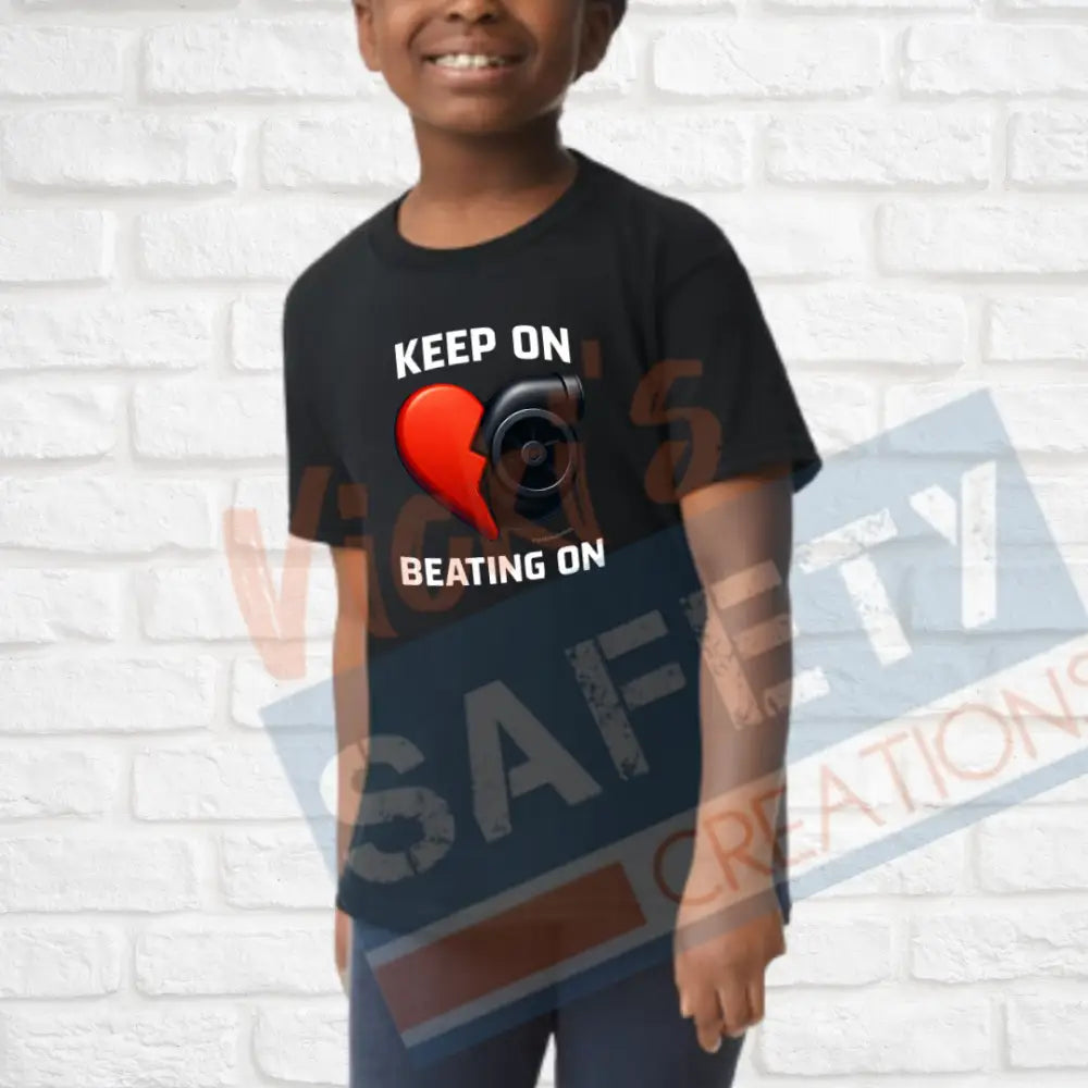 Keep on Beating on Tops (Adult Youth Toddler Infant Sizes) T-shirt/Onesie / YOUTH-XSmall Adult Clothing