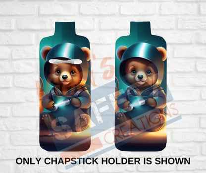 Keychain accessories - Chapstick Holder Lotion Holder Key fob - BEAR Bear Welder / Chapstick Holder ONLY Car gift set