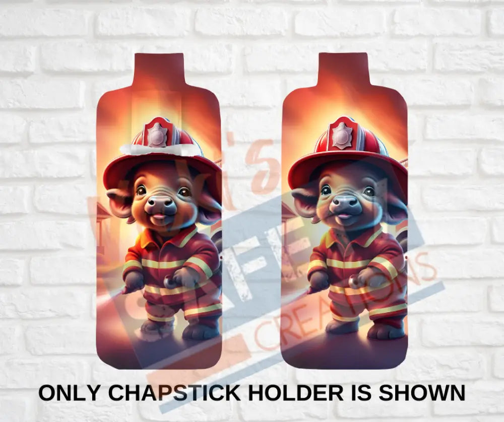 Keychain accessories - Chapstick Holder Lotion Holder Key fob - BUFFALO Buffalo Firefighter / Chapstick Holder ONLY Car
