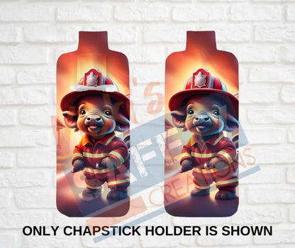 Keychain accessories - Chapstick Holder Lotion Holder Key fob - BUFFALO Buffalo Firefighter / Chapstick Holder ONLY Car