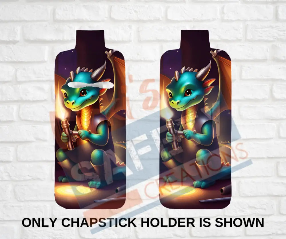 Keychain accessories - Chapstick Holder Lotion Holder Key fob - DRAGON Dragon Welder / Chapstick Holder ONLY Car gift