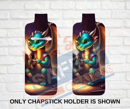 Keychain accessories - Chapstick Holder Lotion Holder Key fob - DRAGON Dragon Welder / Chapstick Holder ONLY Car gift